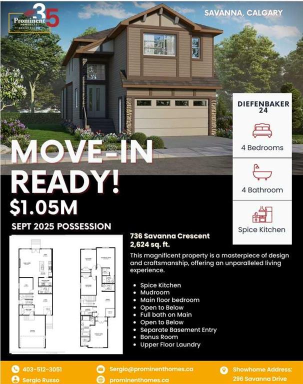 Picture of 736 Savanna Crescent NE, Calgary Real Estate Listing