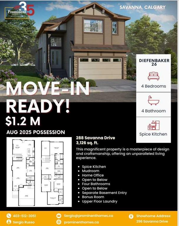 Picture of 288 Savanna Drive NE, Calgary Real Estate Listing