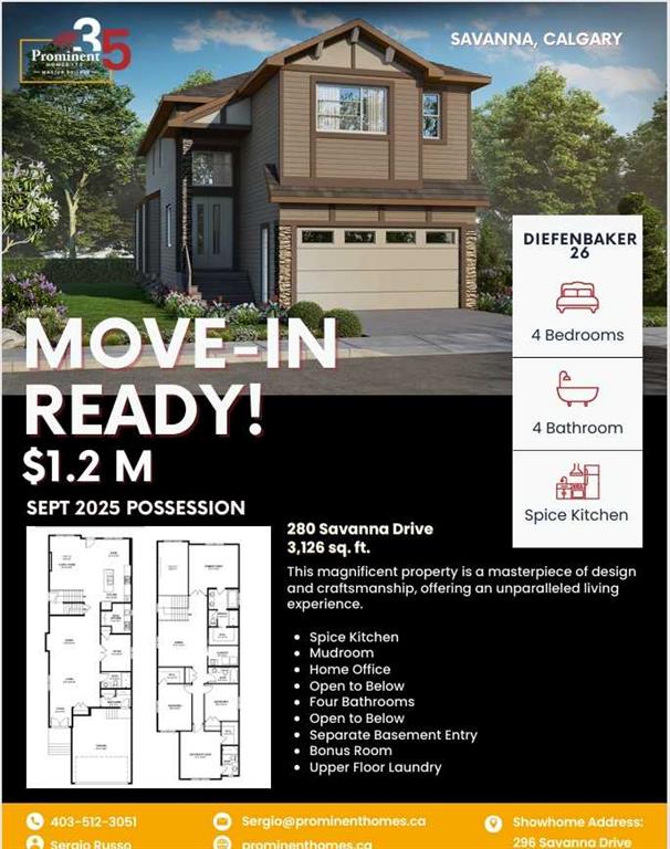 Picture of 280 Savanna Drive NE, Calgary Real Estate Listing