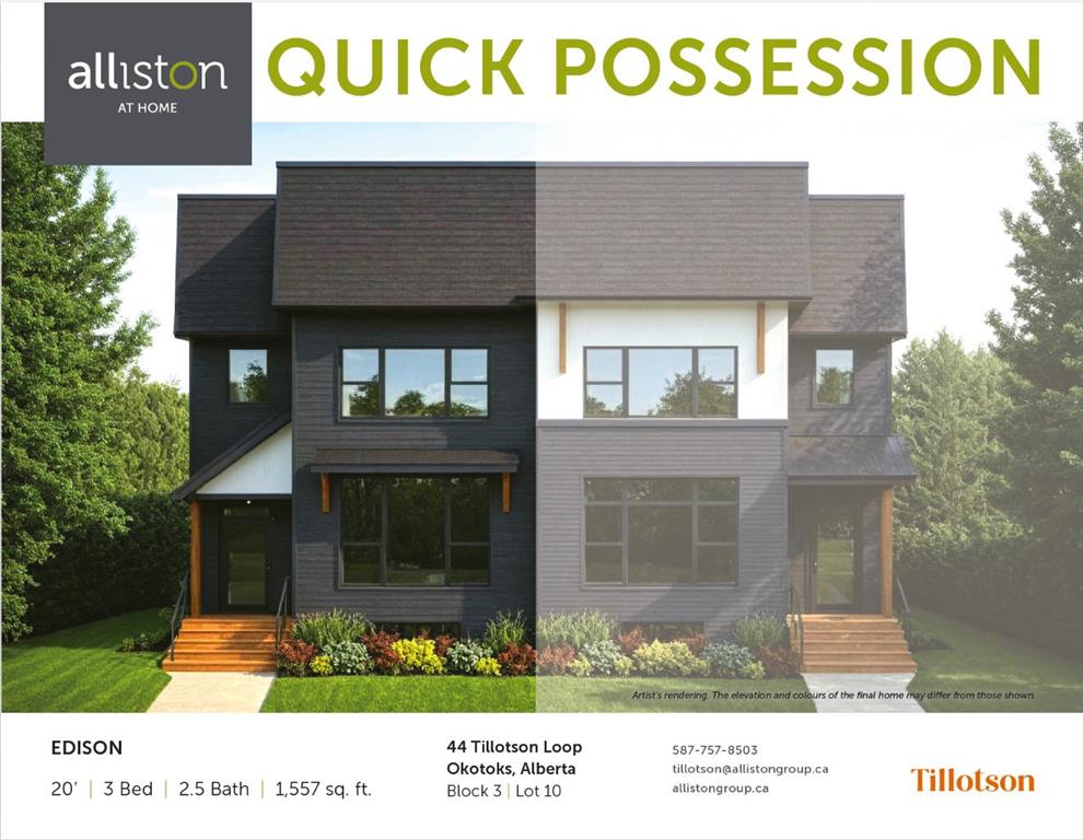 Picture of 44 Tillotson Loop , Okotoks Real Estate Listing