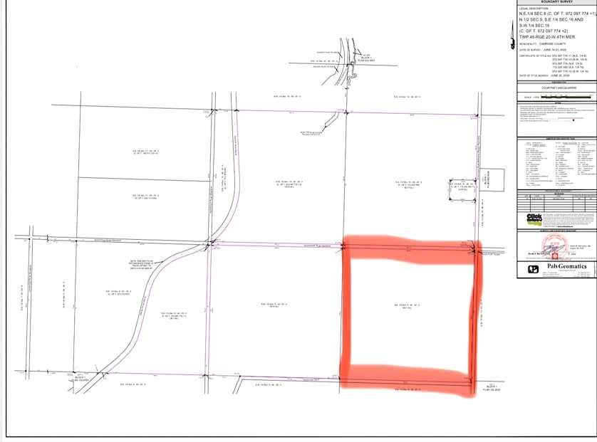 Picture of Range Road 203 T4V1X4  , Rural Camrose County Real Estate Listing