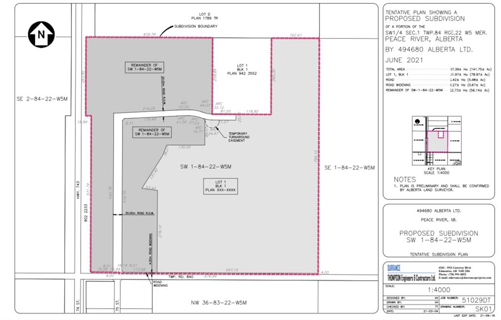 Picture of 0 0  , Peace River Real Estate Listing