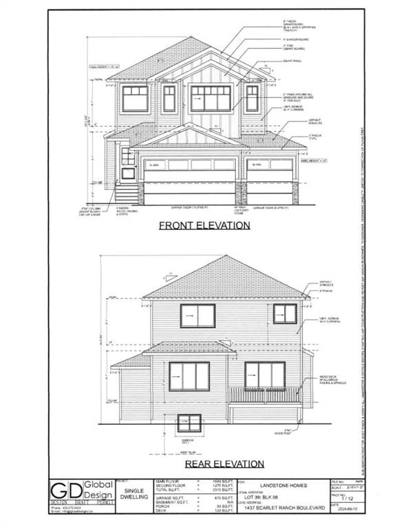 Picture of 1437 Scarlett Ranch Boulevard , Carstairs Real Estate Listing